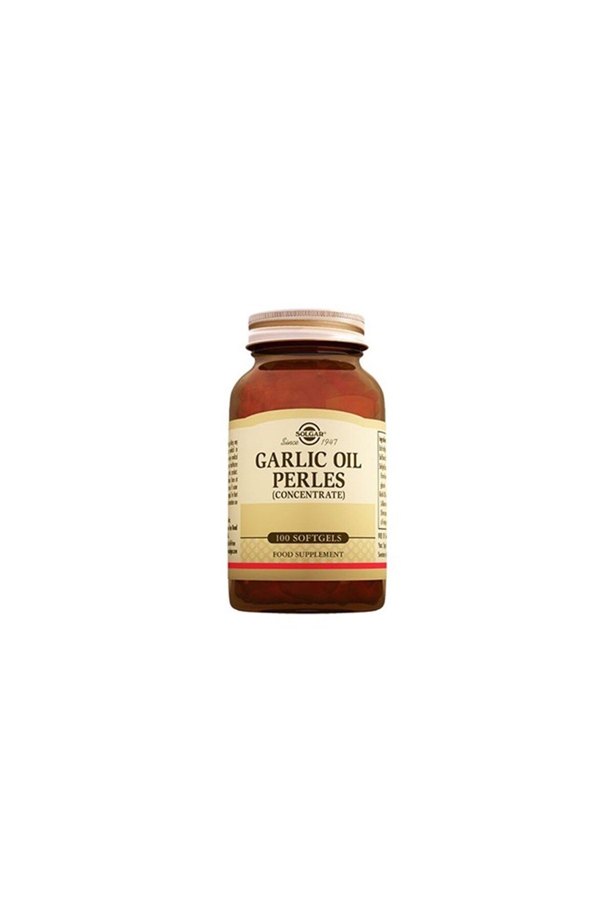 Solgar Garlic Oil Perles 100 Softjel