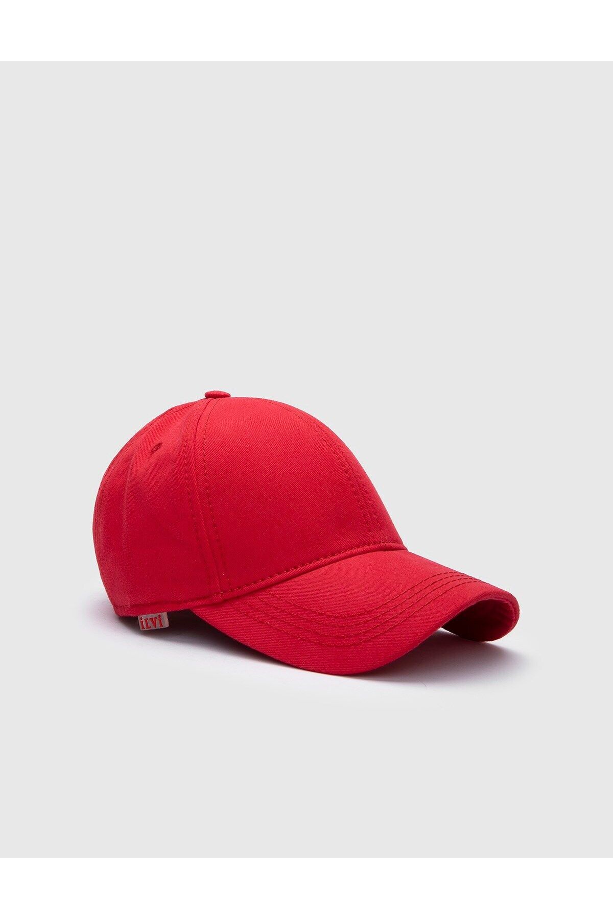 İlvi Even Unisex Şapka Kırmızı Gabardin