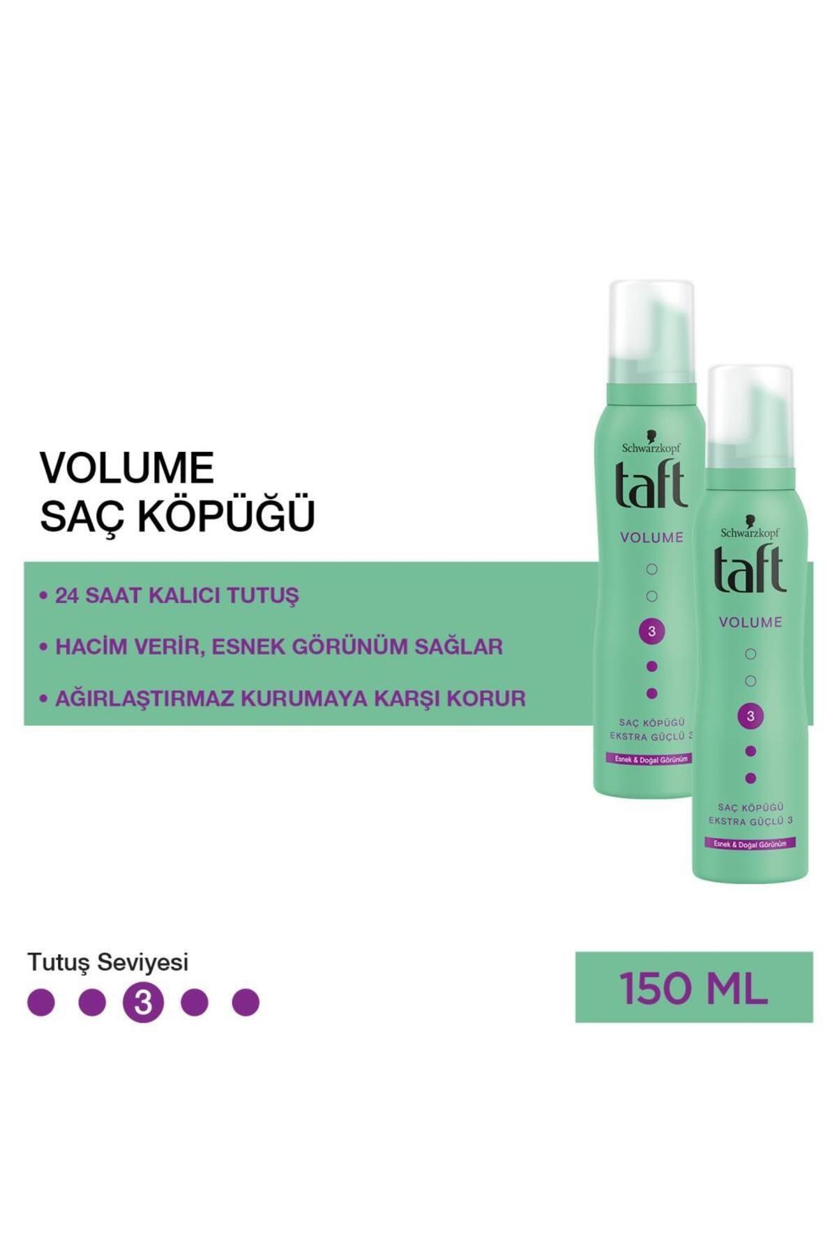 Taft True Volume Köpük 150ml X 2 Adet