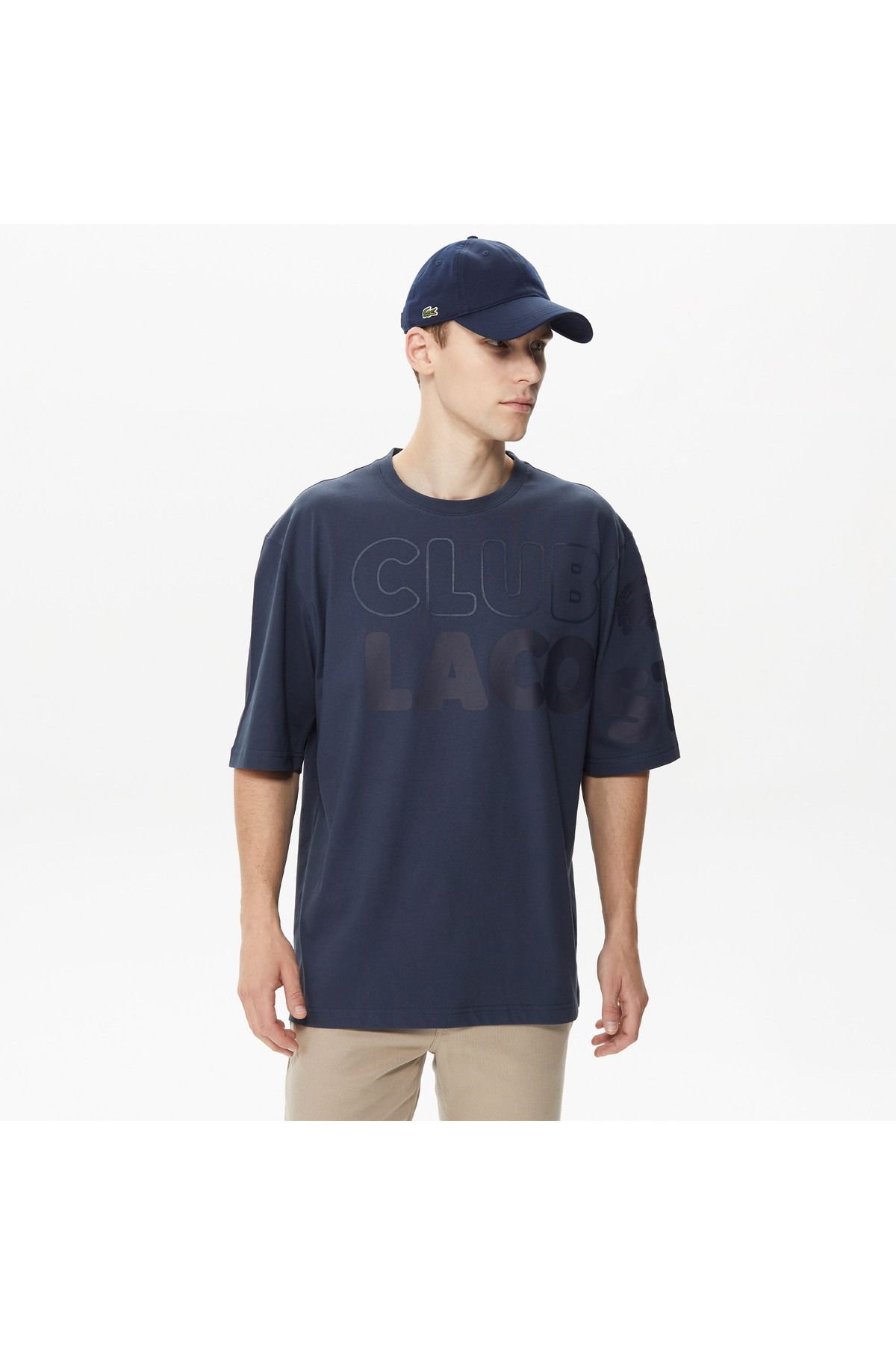 Lacoste Core Erkek Mavi T-shirt