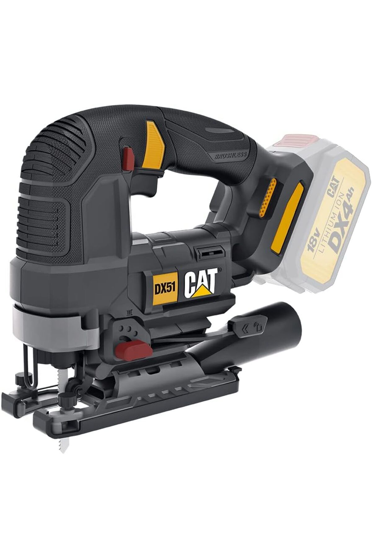 Cat Dx51b 18volt Kömürsüz Profesyonel Dekupaj Testere, Akü Dahil Değil