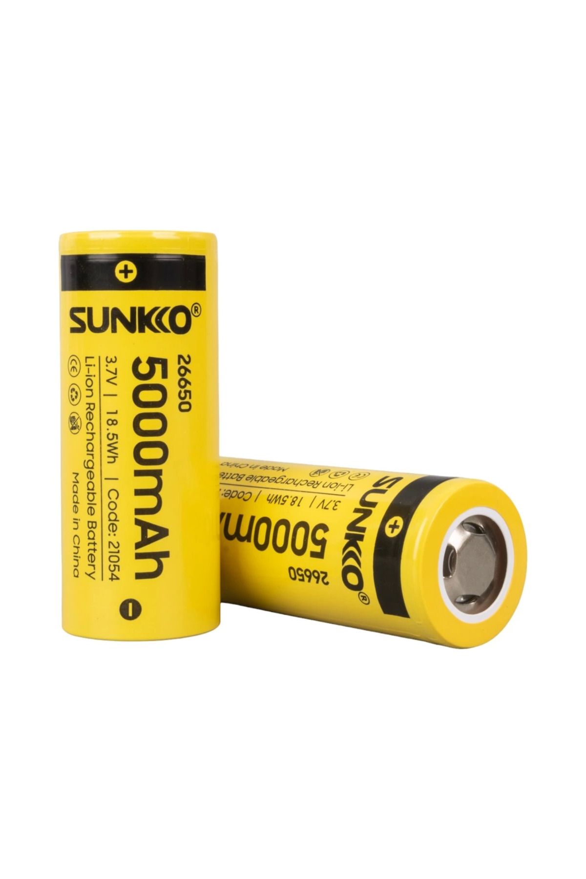 Epilons Sunkko 3.7 Volt 5000 Mah 26650 Şarj Edilebilir Pil 2li Paket Fiyatı