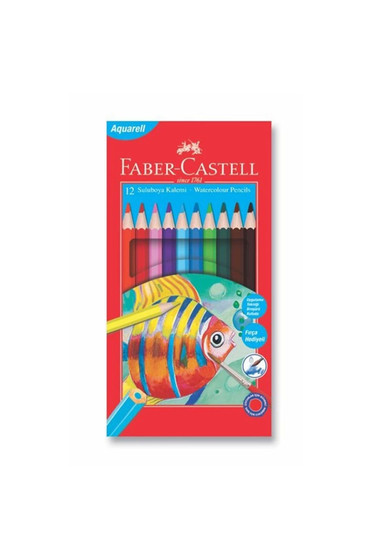 Faber Castell Redlıne Aquarell Kuru Boya 12 Renk