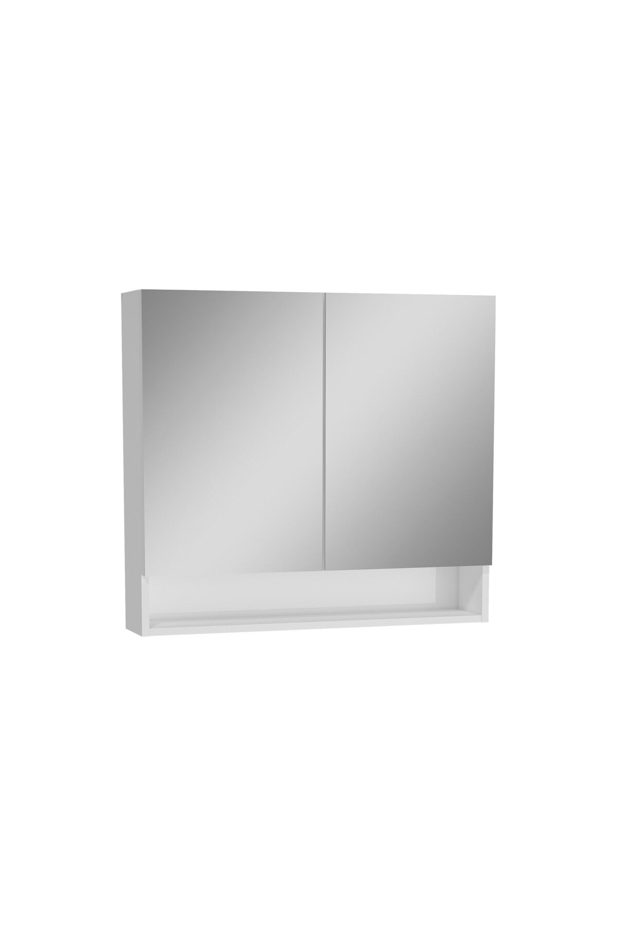 VitrA Ardea 66114 Dolaplı Ayna, 80 Cm, Parlak Beyaz