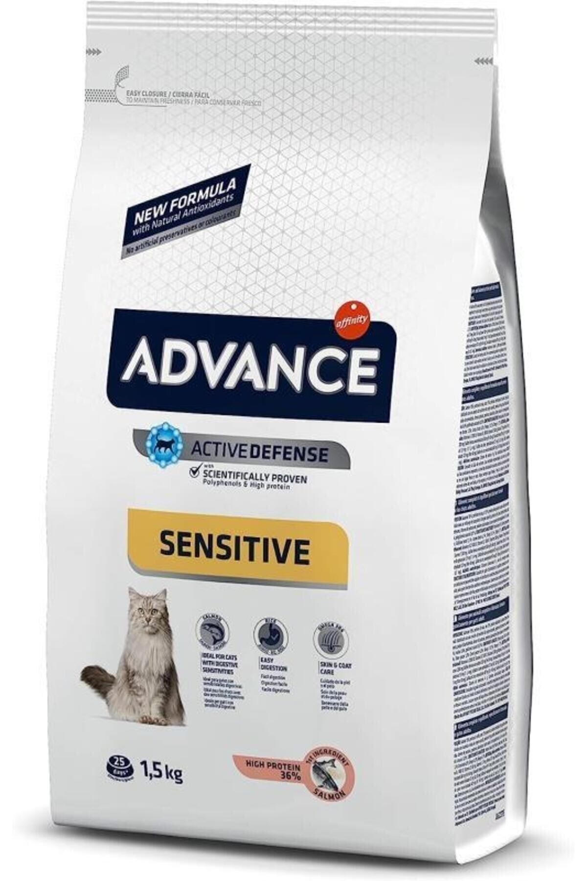Advance Cat Adult Salmon Sensitive Kedi Maması 1,5 Kg