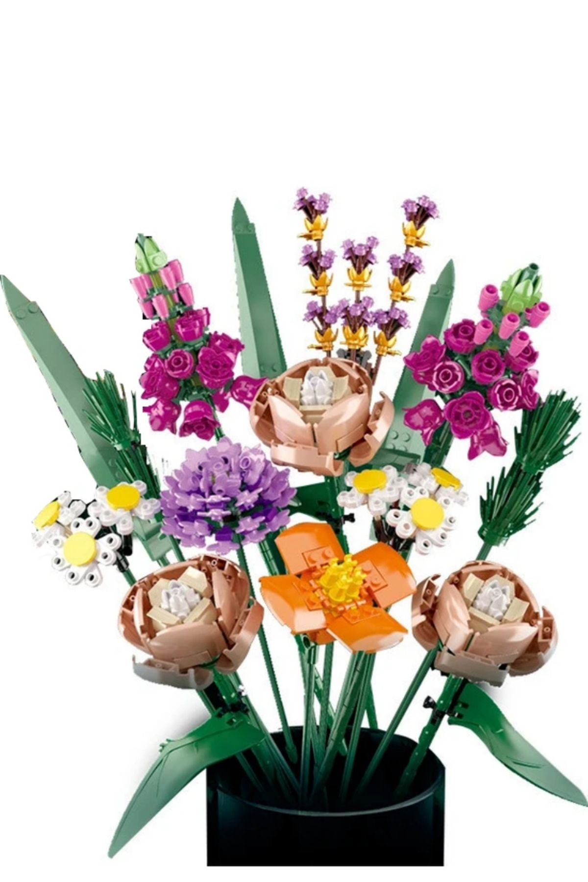 seyuse Çiçek Buketi Icons Botanical Yapboz Puzzle Benzersiz Bir Hediye Buketi Ve Yaratıcı Proje
