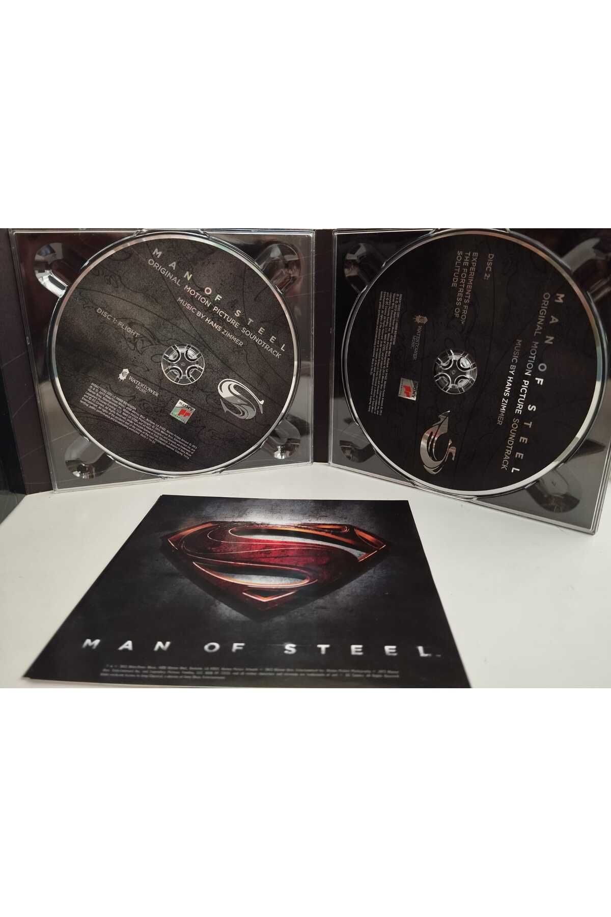 Plakperest Hans Zimmer ?– Man Of Steel (Soundtrack) - 2013 Avrupa Basım 2. El  CD, Limited  Deluxe Edition