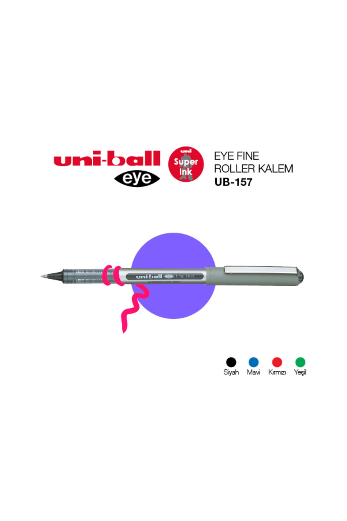 Uni -ball Ub-157 Kırmızı Eye Fine 0.7 Kalem