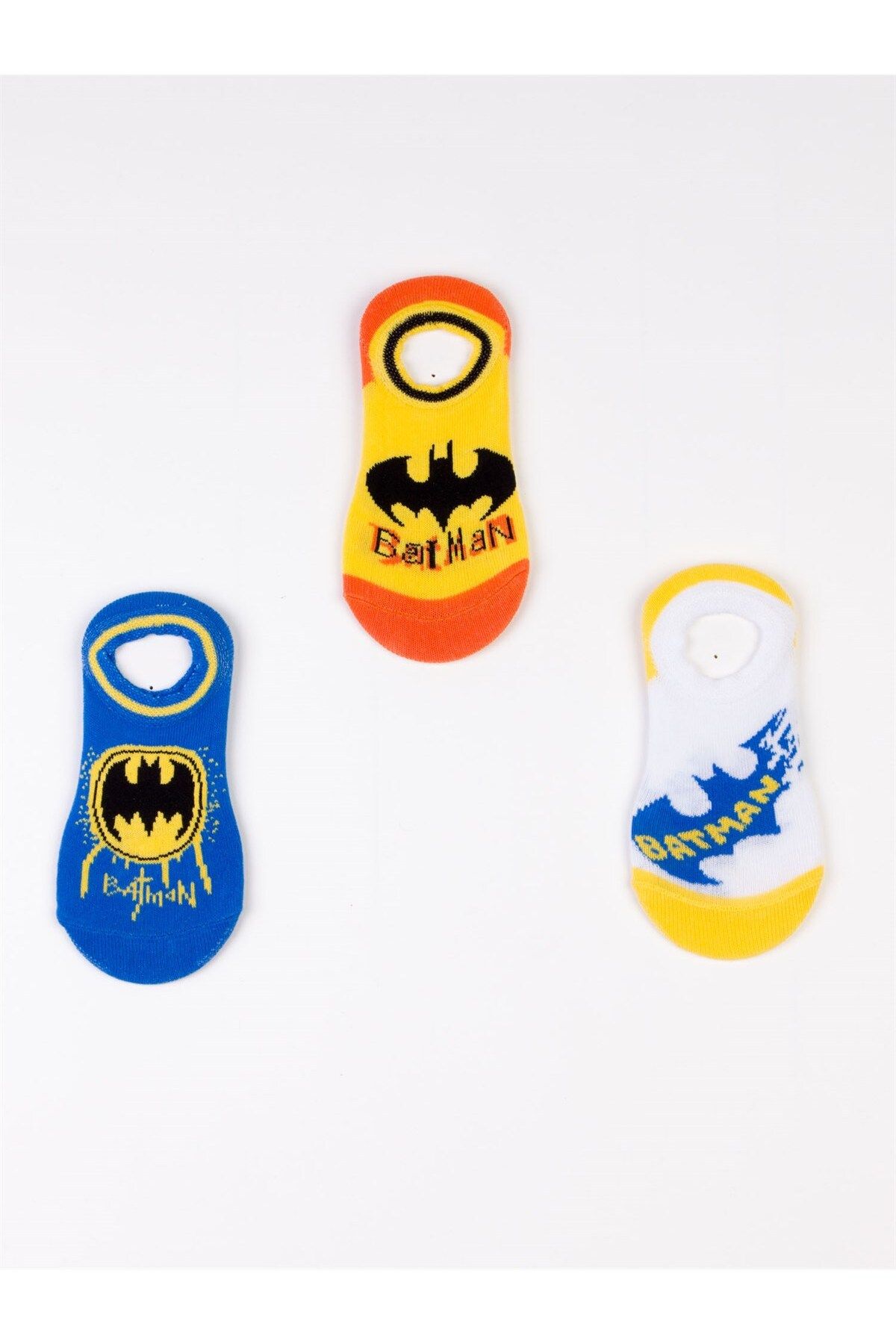Batman Lisanslı 3 Çift Çocuk Sneakers Çorap 19817