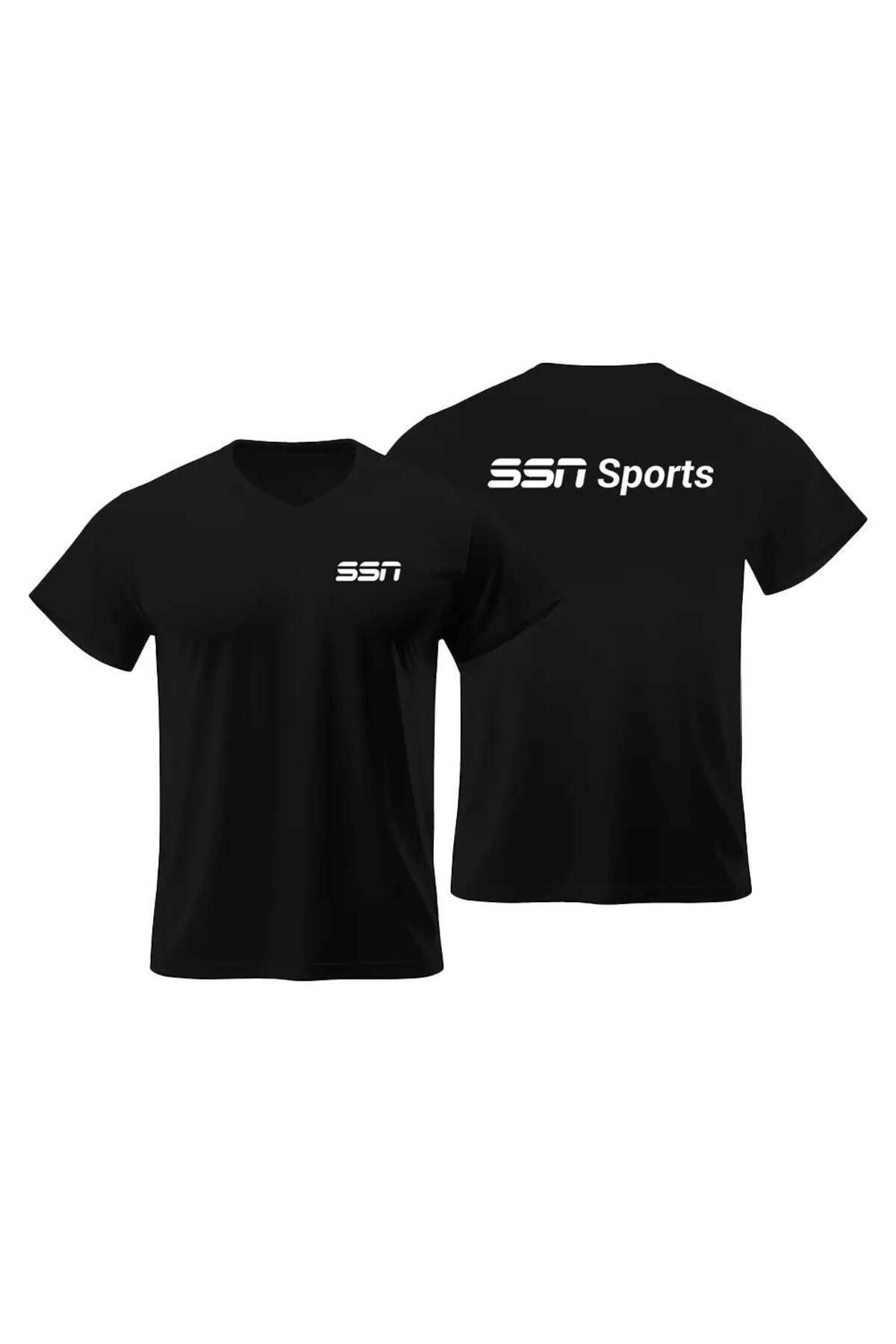 SSN Sports Style Nutrition Fitment Kısa Kollu Slim Fit V Yaka Tshirt