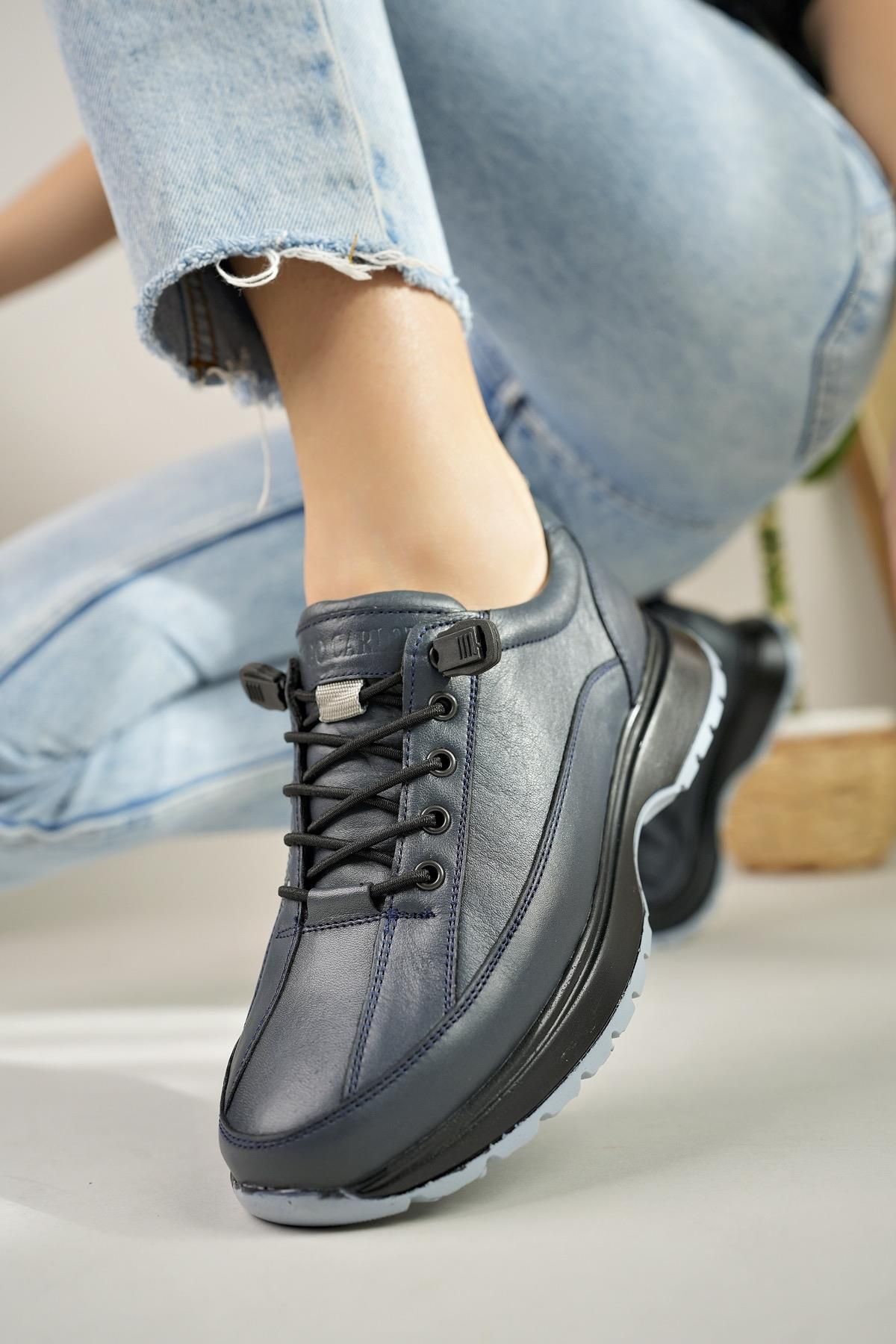 Diego Carlotti Hakiki Deri Kadın Günlük Sneaker Ayakkabı Dd2105