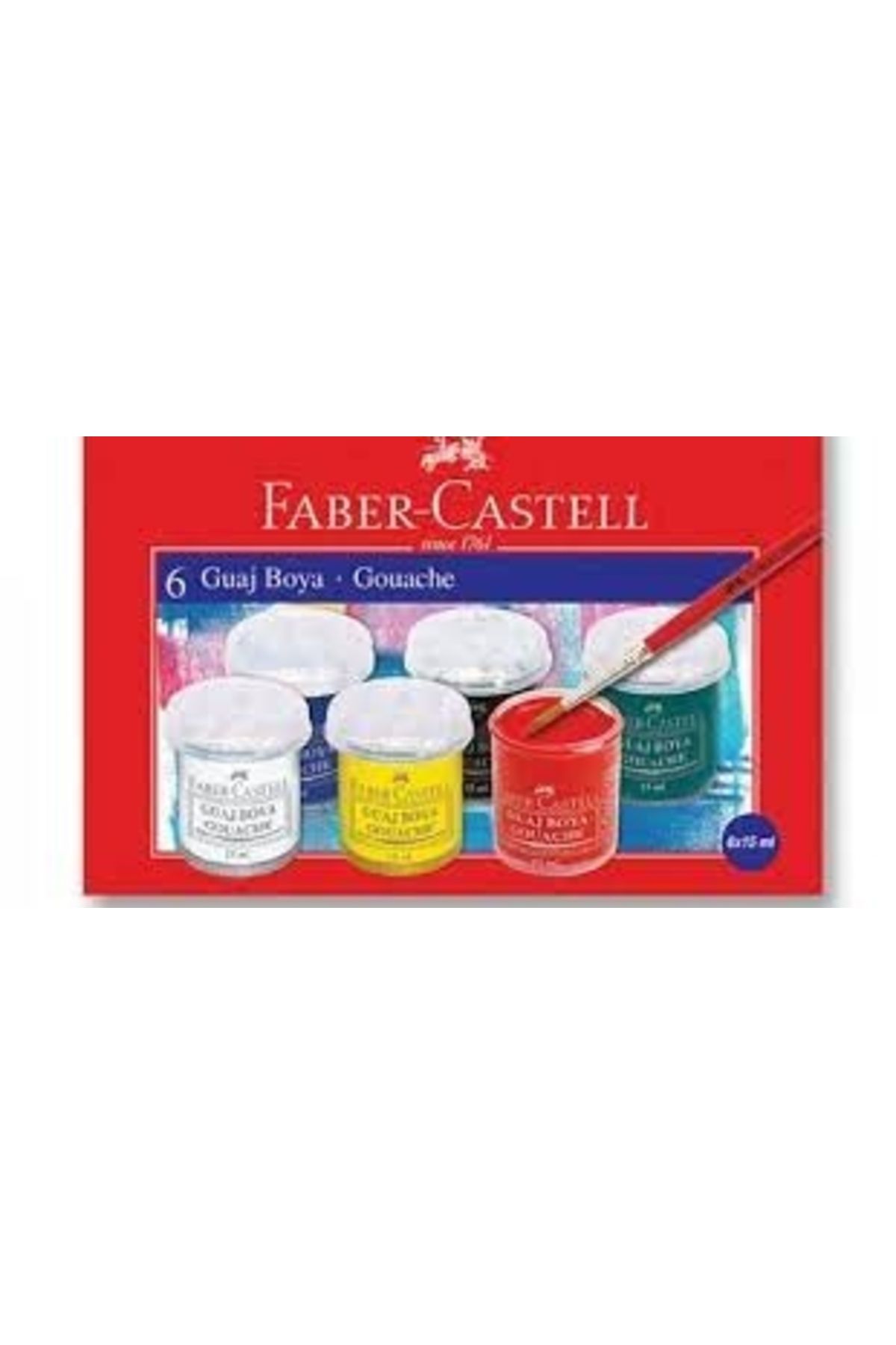 Faber Castell Faber Castel 6lı Guaj Boya 6x15 ml