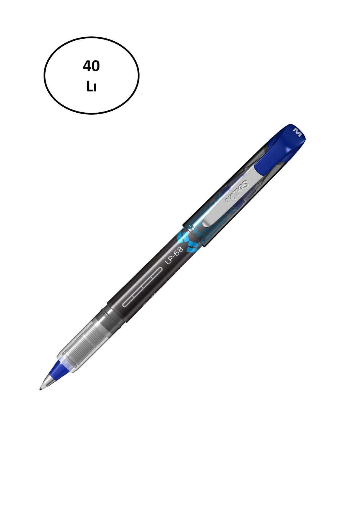 Scrikss Lp 68 Liquid Pen Mavi 40'lı