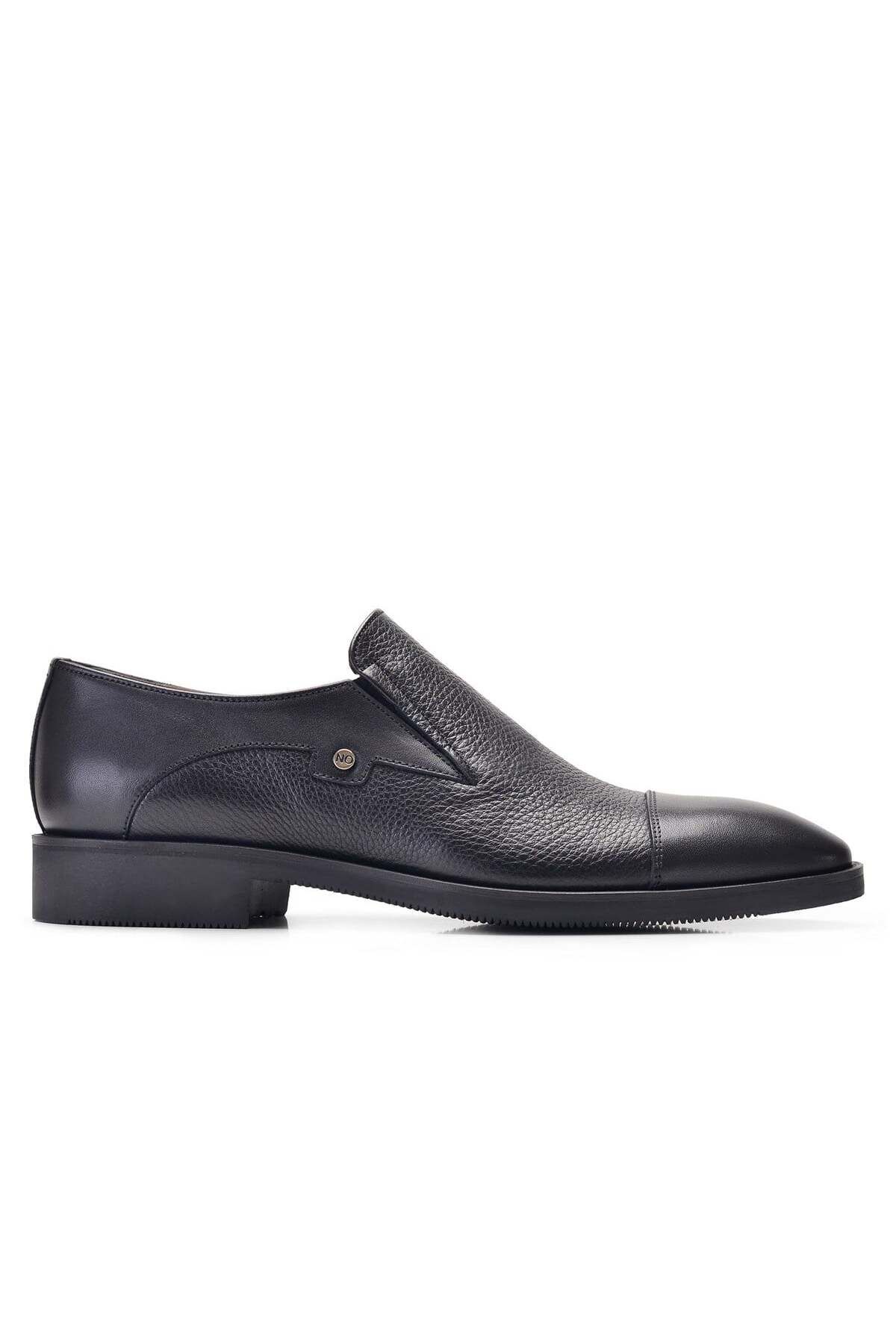 Nevzat Onay Siyah Klasik Loafer Erkek Ayakkabı -11952-