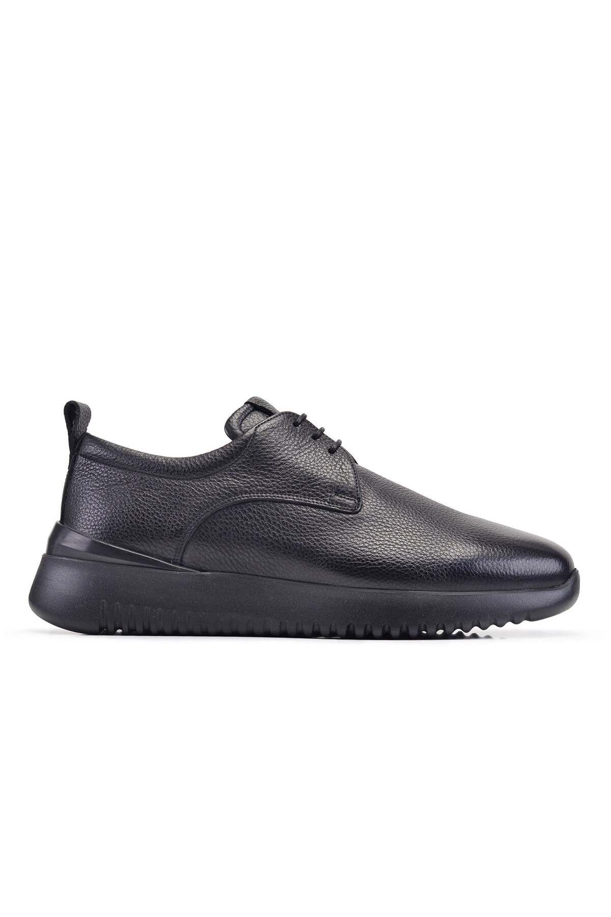 Nevzat Onay Siyah Bağcıklı Sneaker Erkek Ayakkabı -12410-