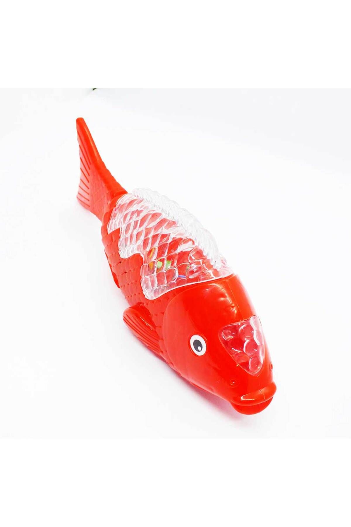 Skygo Sesli Işıklı Yürüyen Hareketli Oyuncak Balık Kırmızı