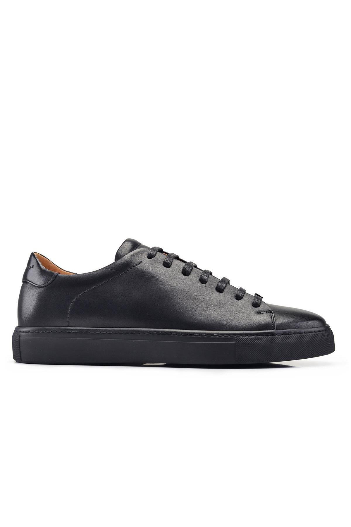 Nevzat Onay Siyah Bağcıklı Sneaker -76841-