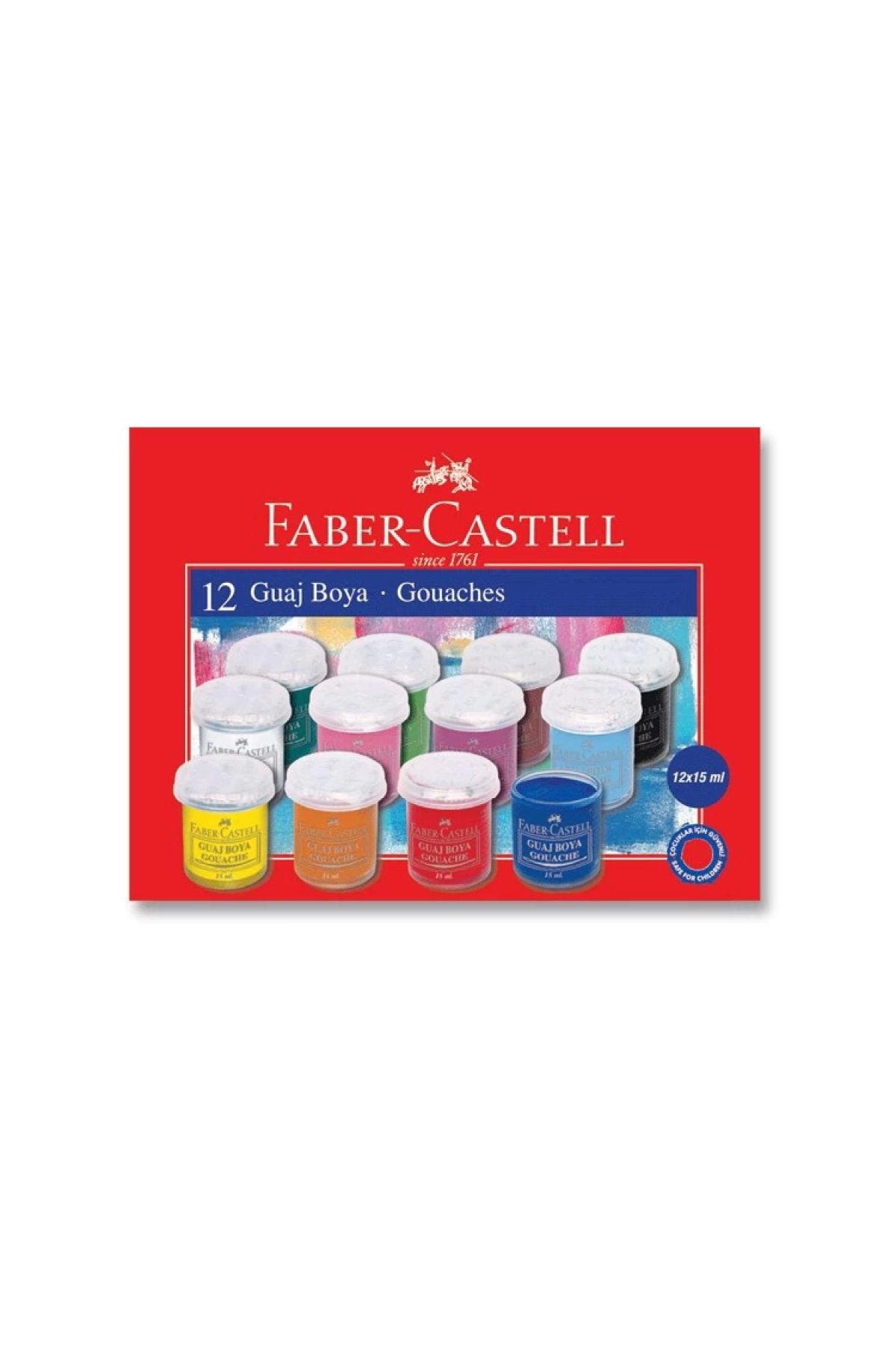 Faber Castell Guaj Boya 12 Renk