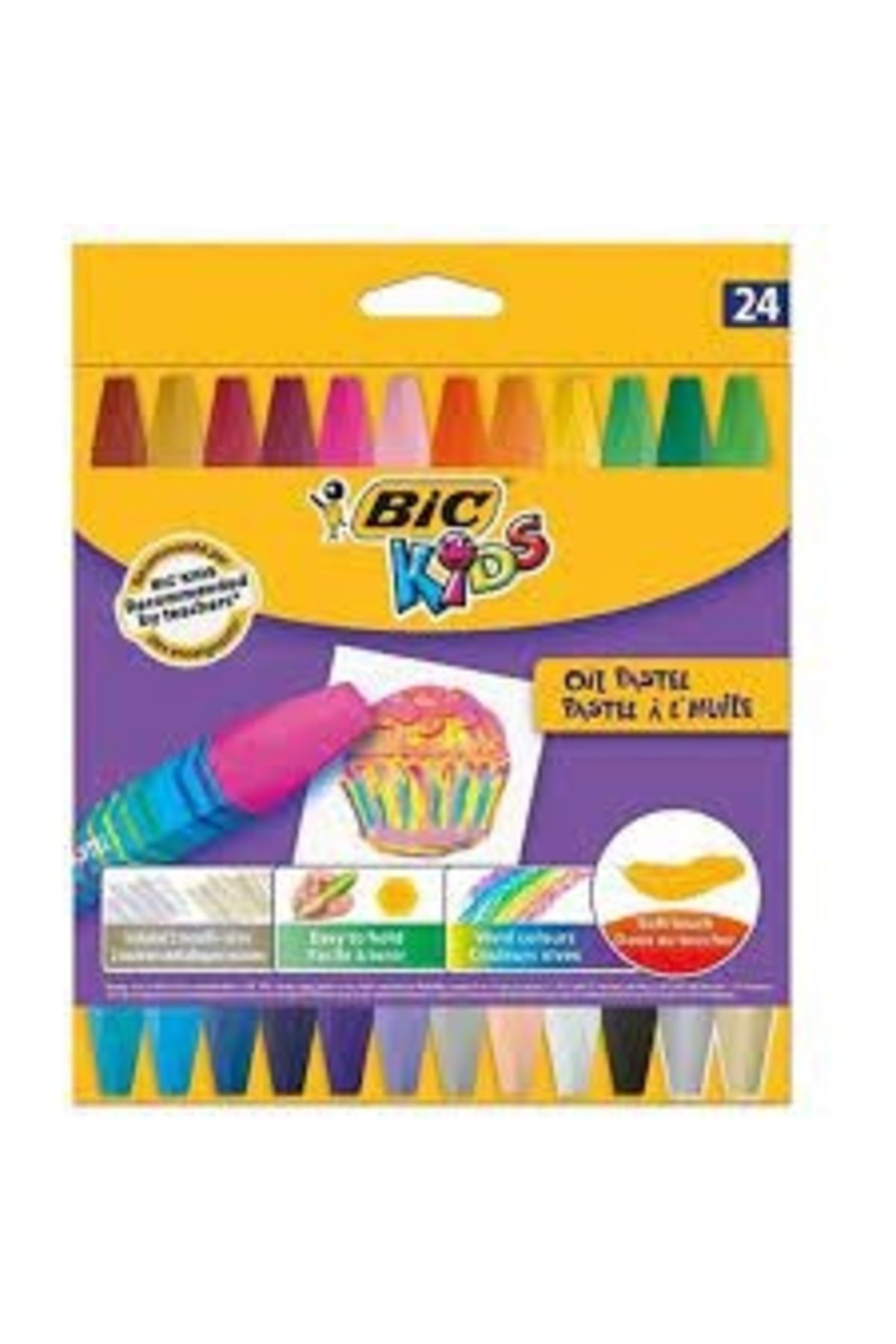 Bic Yağlı Pastel 24 Lü Kutu