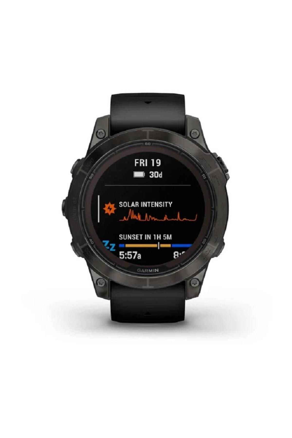 Garmin Fenix 7 Pro Sapphire Solar Edition Karbon Gri Dlc Titanyum-siyah Kayışlı ( Türkiye Gara