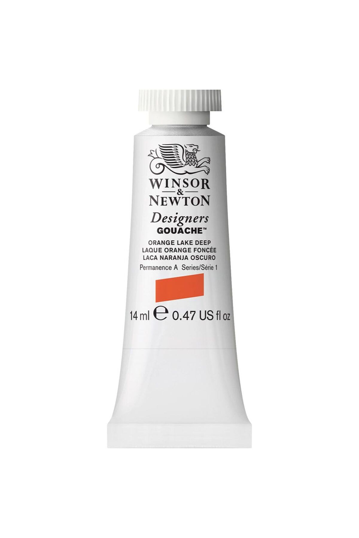 Winsor Newton Designer's Gouache 14ml Orange Lake Deep 452 S.1