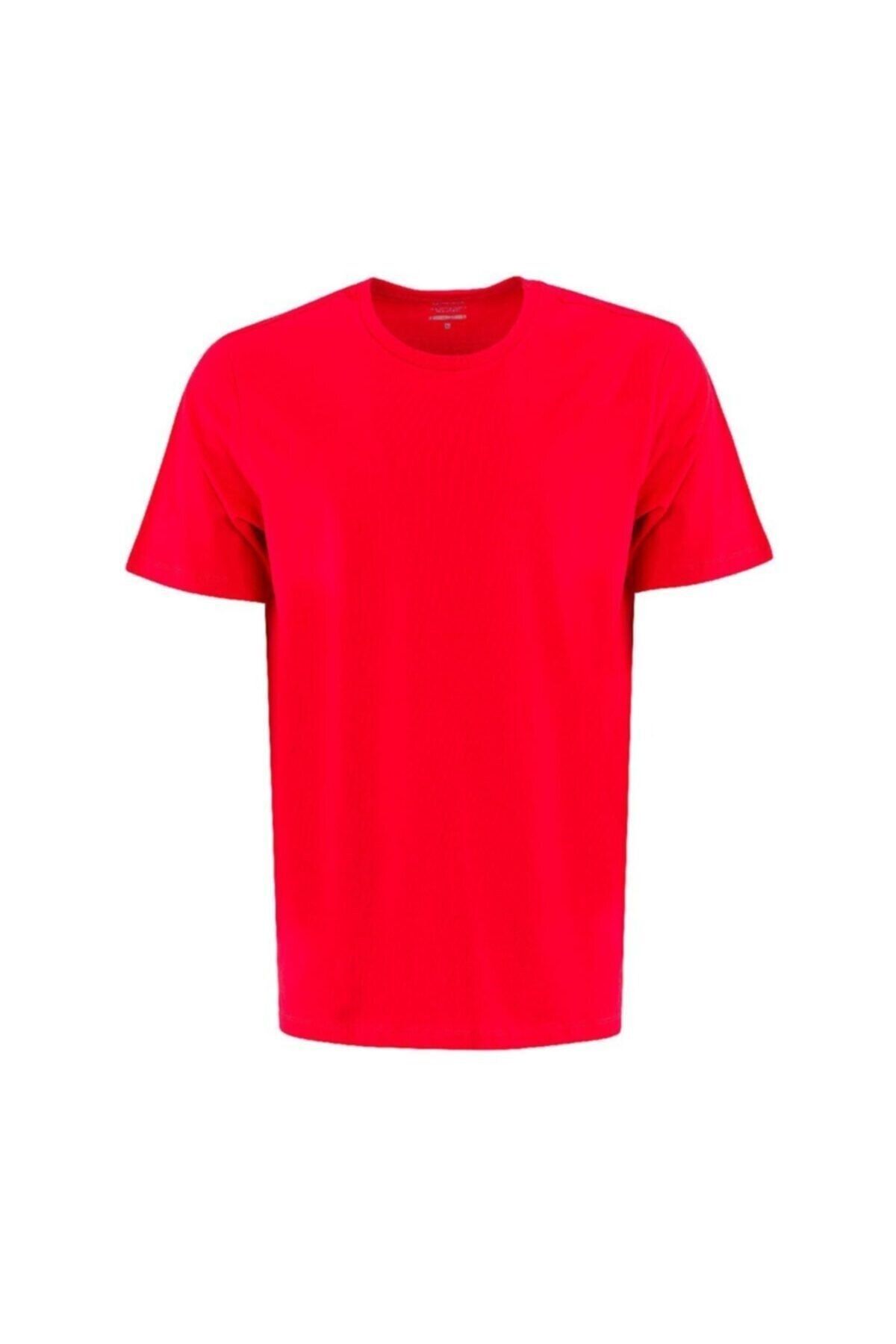Lumberjack Düz Basic Kırmızı Erkek T-Shirt