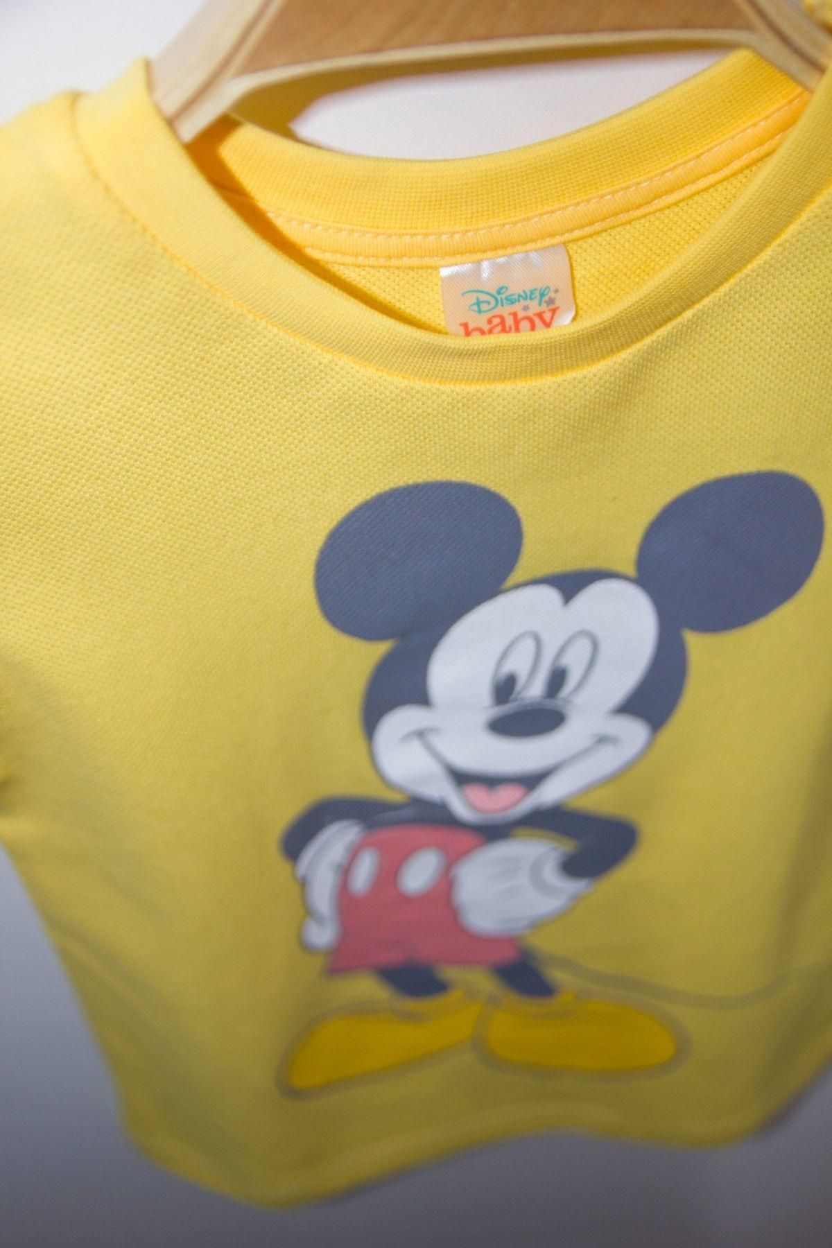Mickey Mouse Lisanslı Erkek Bebek Tshirt 21363