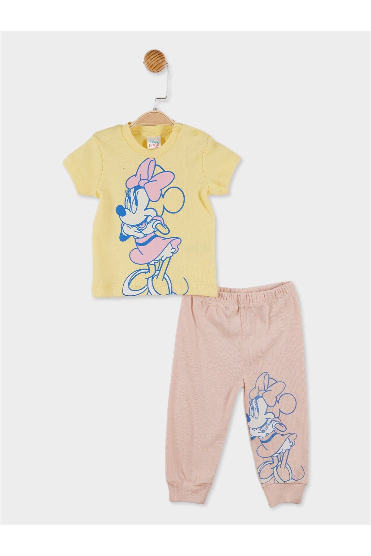 MINNIE MOUSE Disney Lisanslı Kız Bebek Pijama Takımı 20850