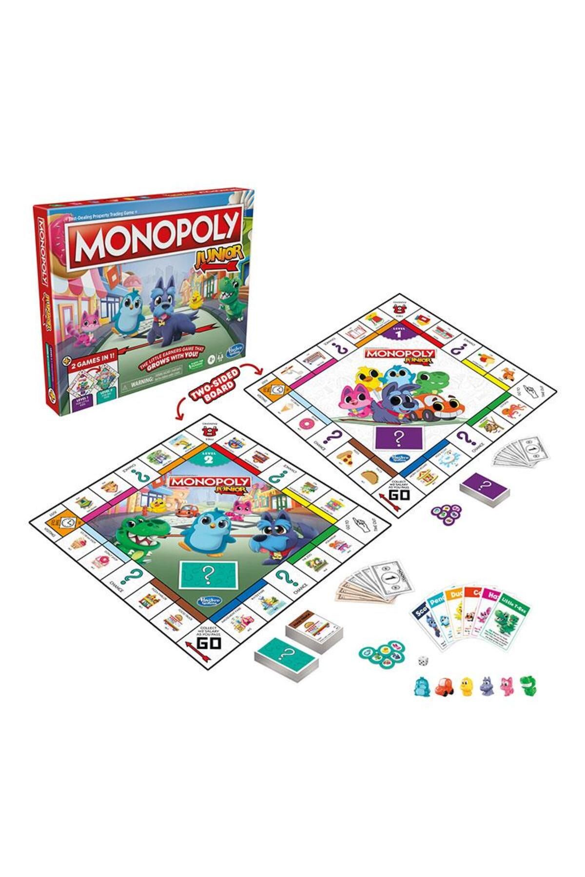 Monopoly Junior 2'si 1 Arada - F8562