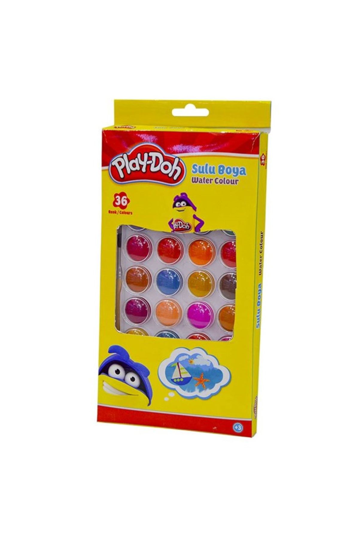 Play Doh Play-doh 36 Renk Sulu Boya Su010
