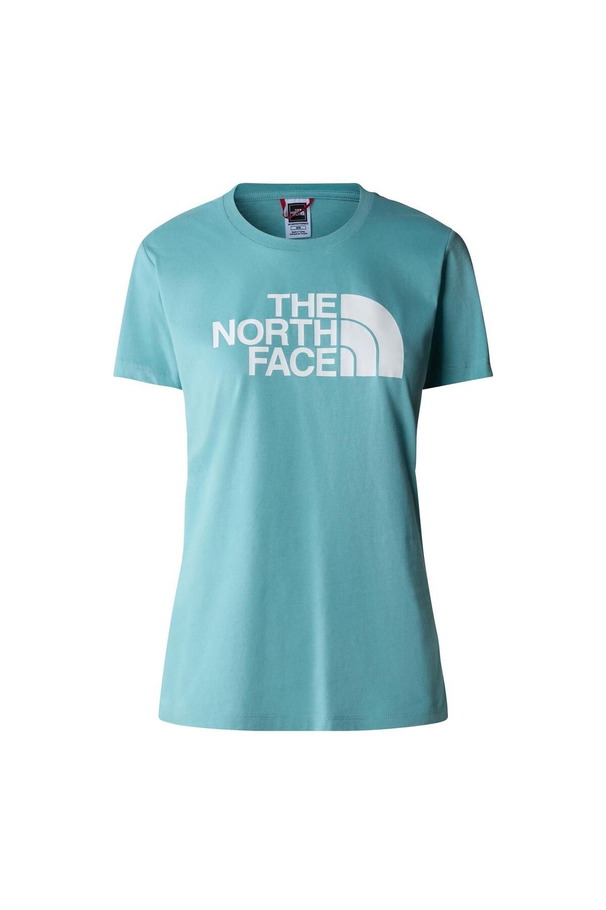 The North Face W Standard S/s Tee - Eu Kadın T-shirt Nf0a7zgglv21 Mavi-xl