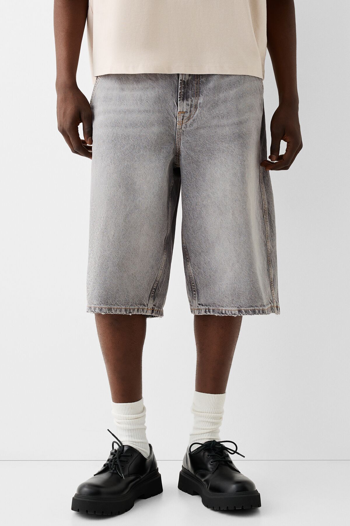 Bershka Denim skater bermuda şort