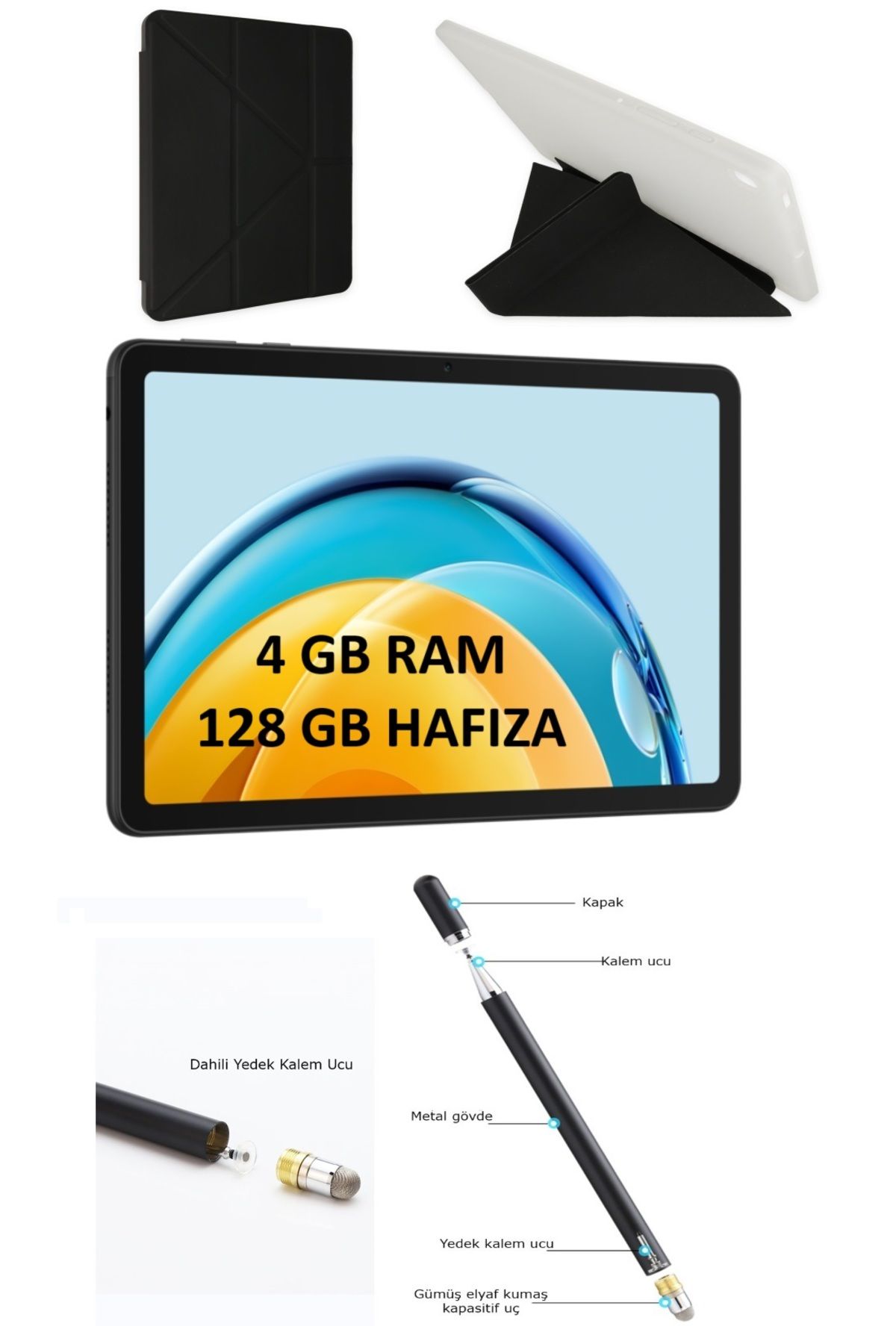 Huawei MATEPAD SE Tablet 4 GB Ram 128GB Hafıza GB Kalemlikli Kılıf + Kalem Hediyeli Huawei Türkiye Garantli