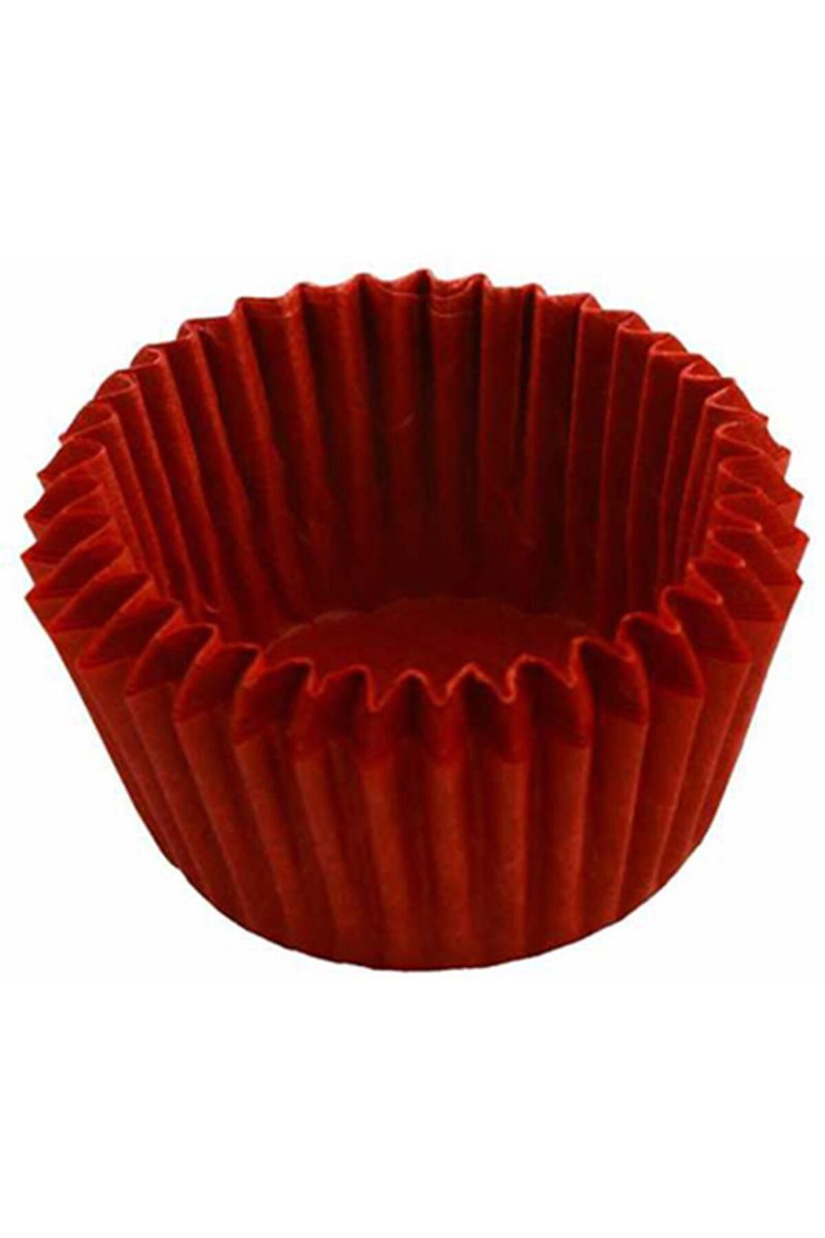 Pandoli Partidolu 100 Lü Muffin Cupcake Kek Kapsülü Kırmızı Renk