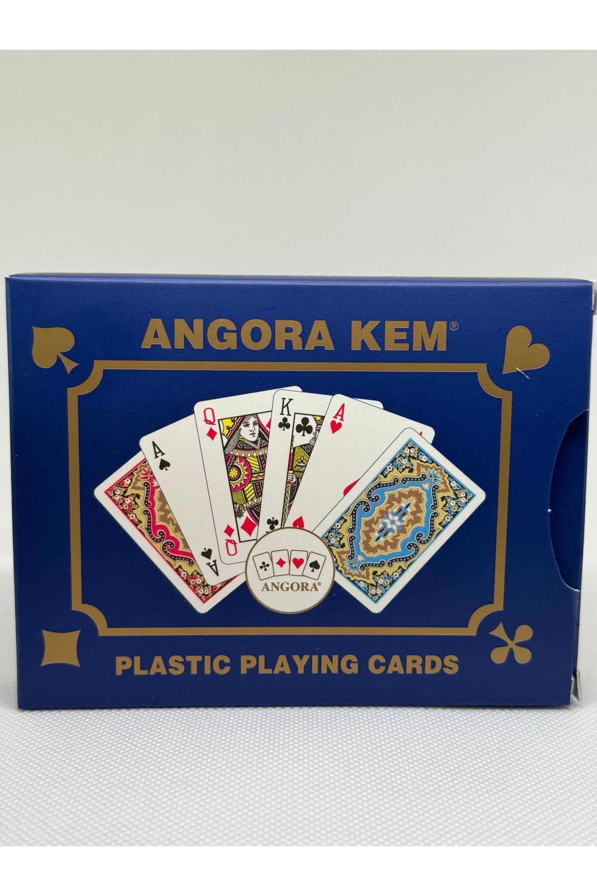 Angora Kem Plastik Çift Deste Kart Iskambil Kağıdı