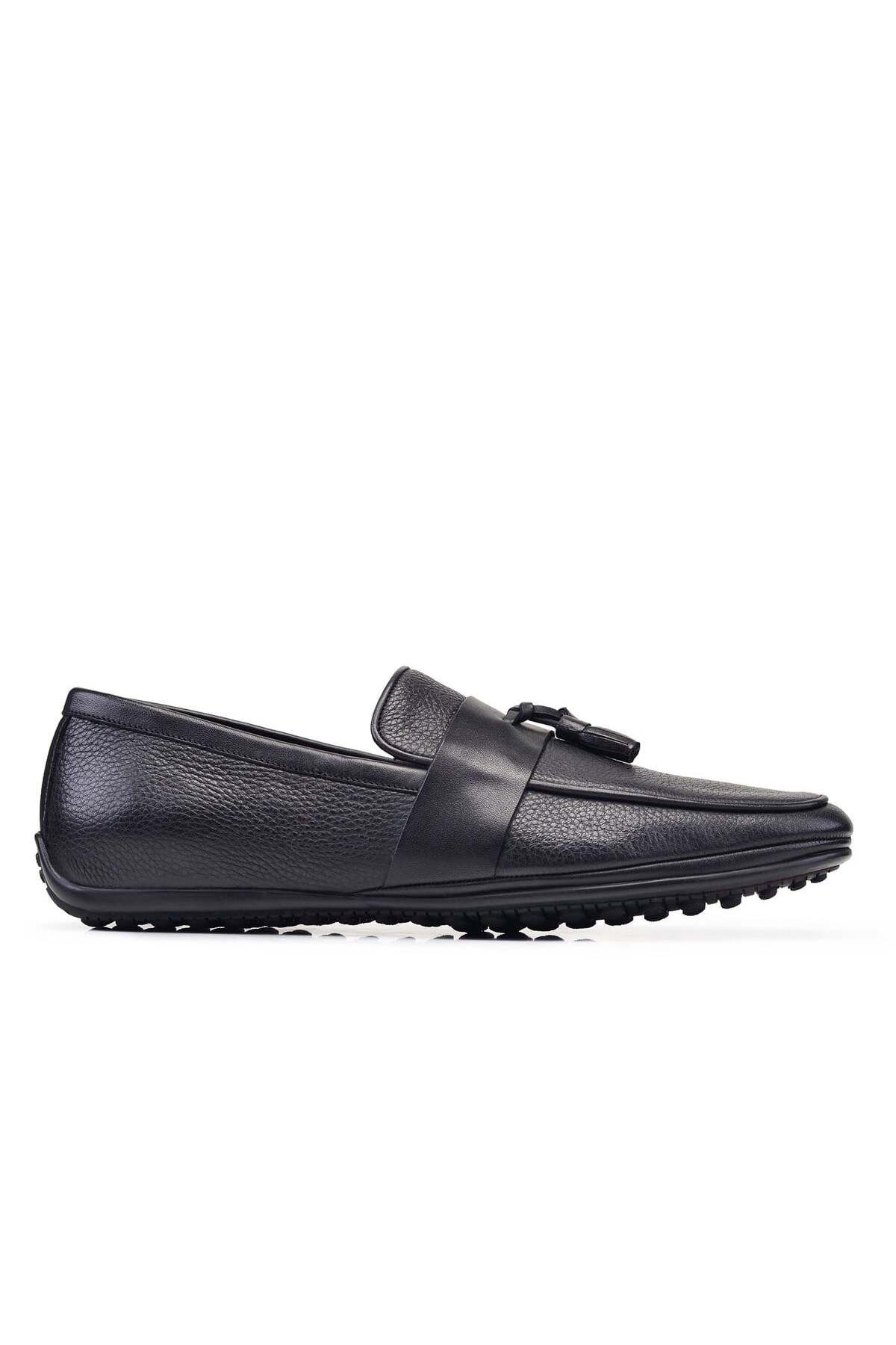 Nevzat Onay Siyah Günlük Loafer Erkek Ayakkabı -10323-