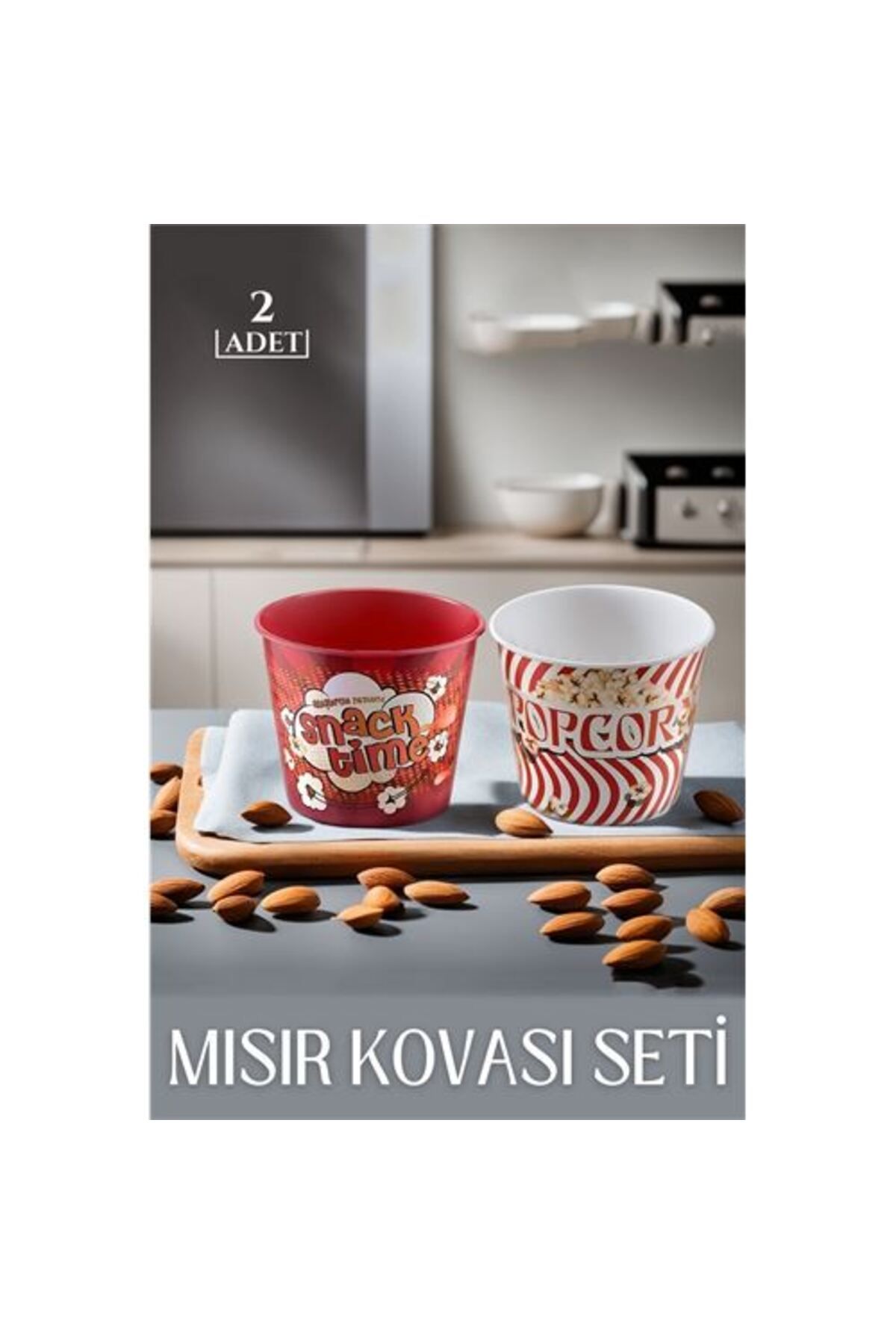 Transformacion Patlamış Mısır Popcorn Kovası 2 li SET 719022