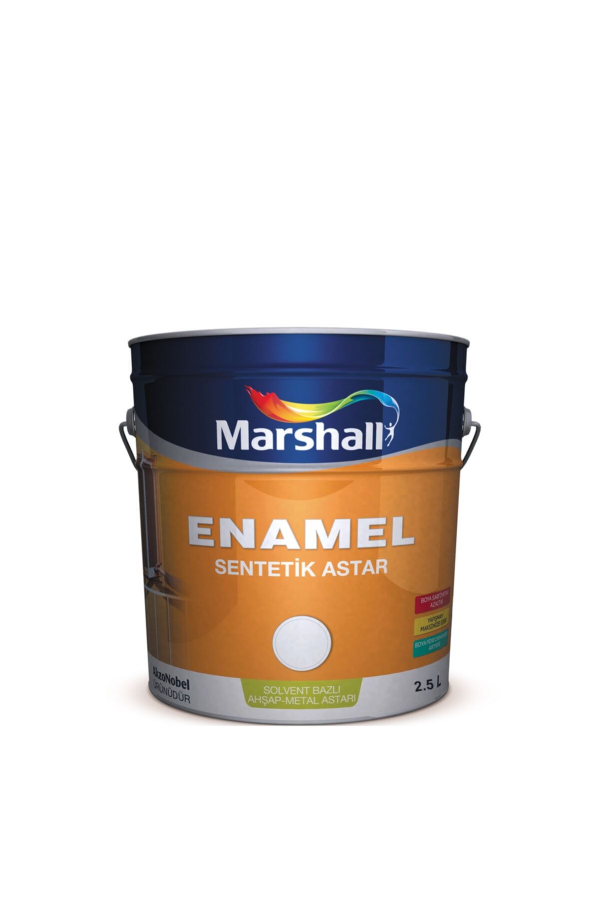 Marshall Enamel Sentetik Astar Beyaz 2.5 Lt (3,5 KG)