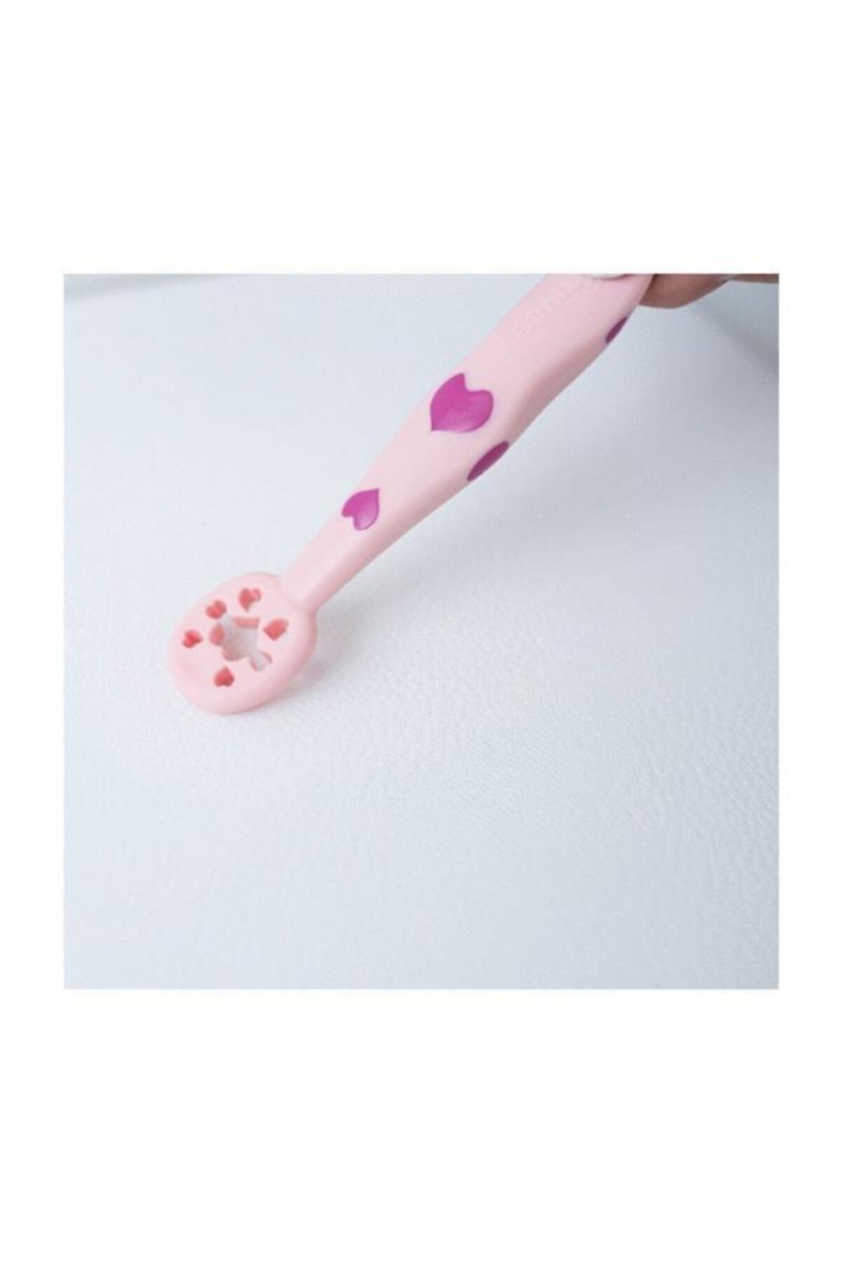 Yumuşak Uçlu Püre Kaşığı – 2’Li Set Pembe_1