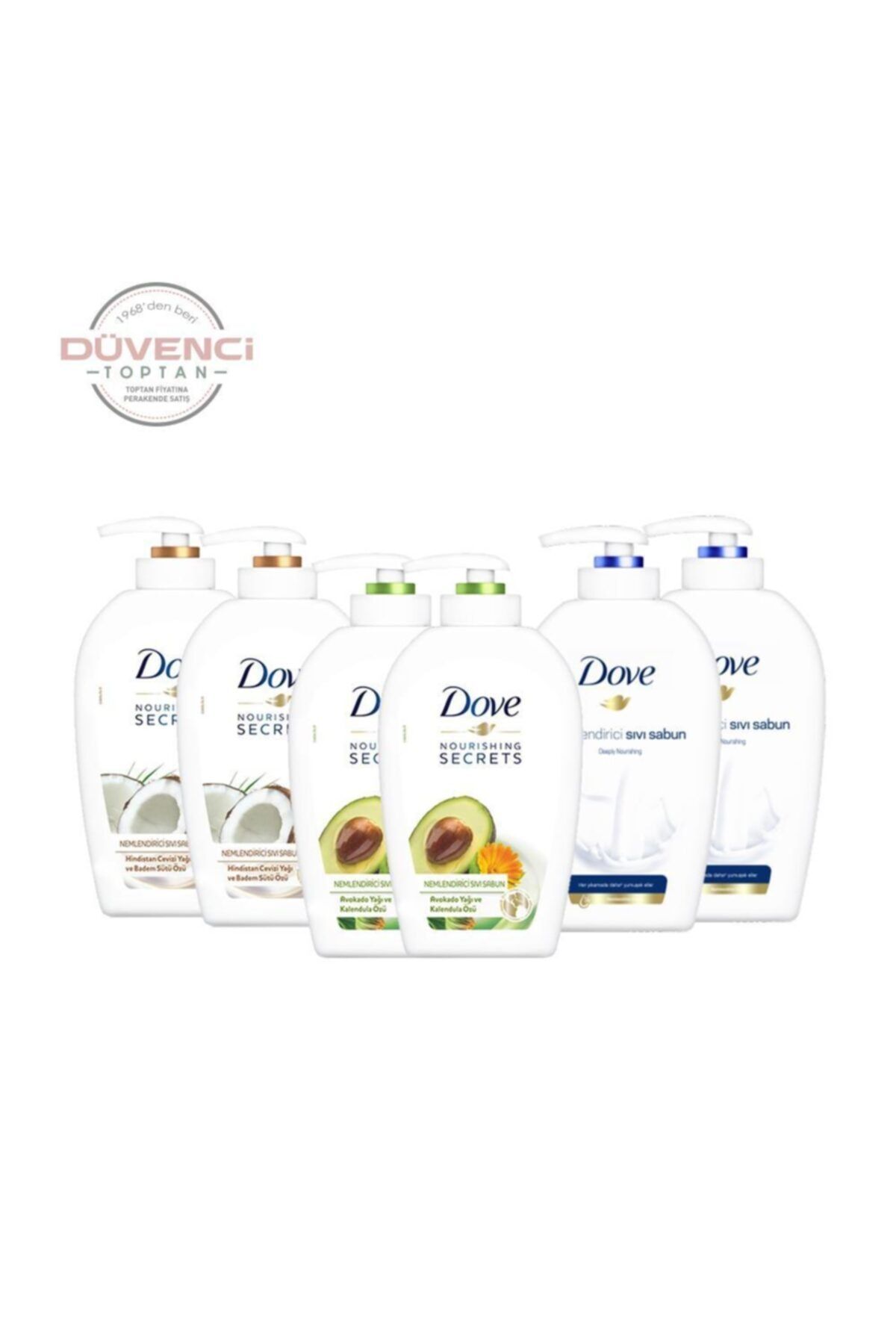 Dove Düvenci Toptan Sıvı Sabun 500 Ml 6' Lı Set Model 2