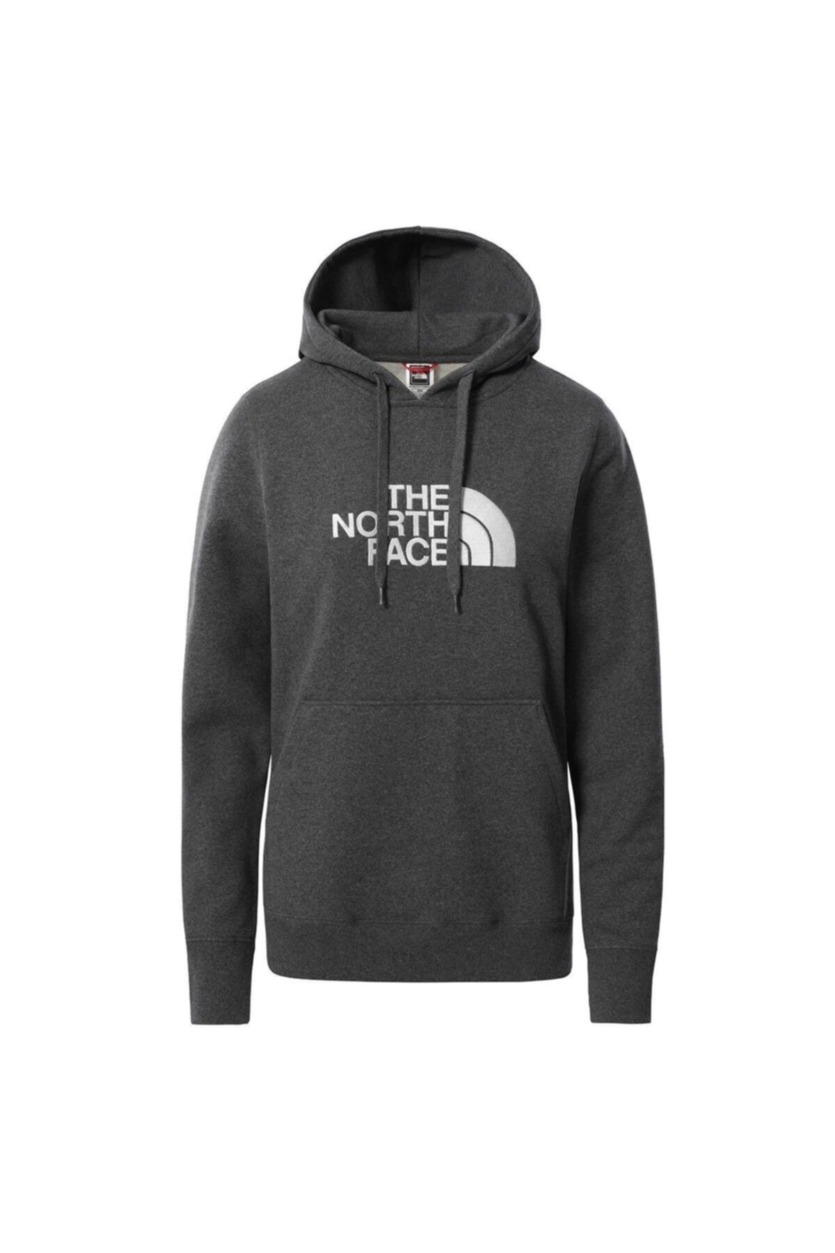 The North Face Kadın Gri Drekadın Peak Pullover Hoodıe Sweatshirt
