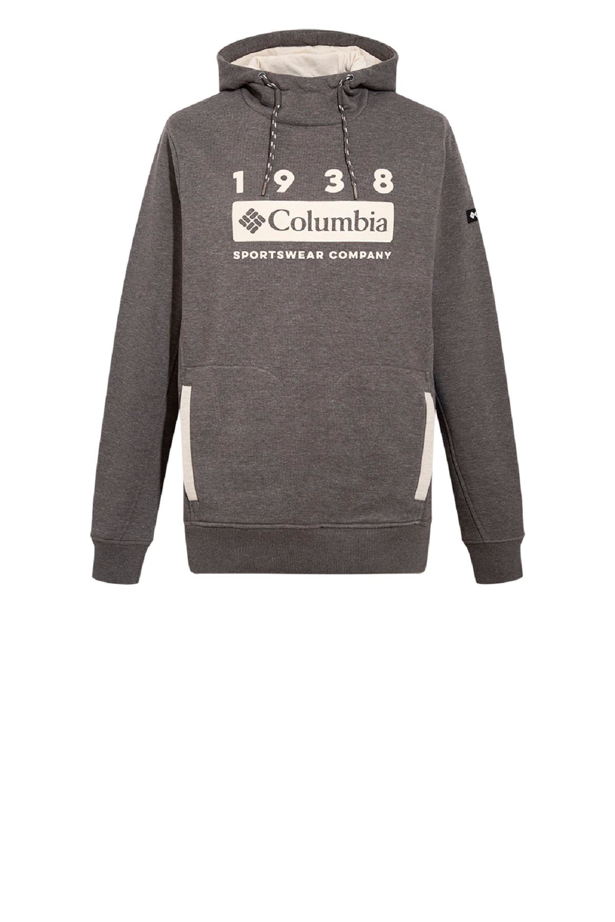Columbia Erkek Gri M Lodge Hoodie Sweatshirt Cs0089-031