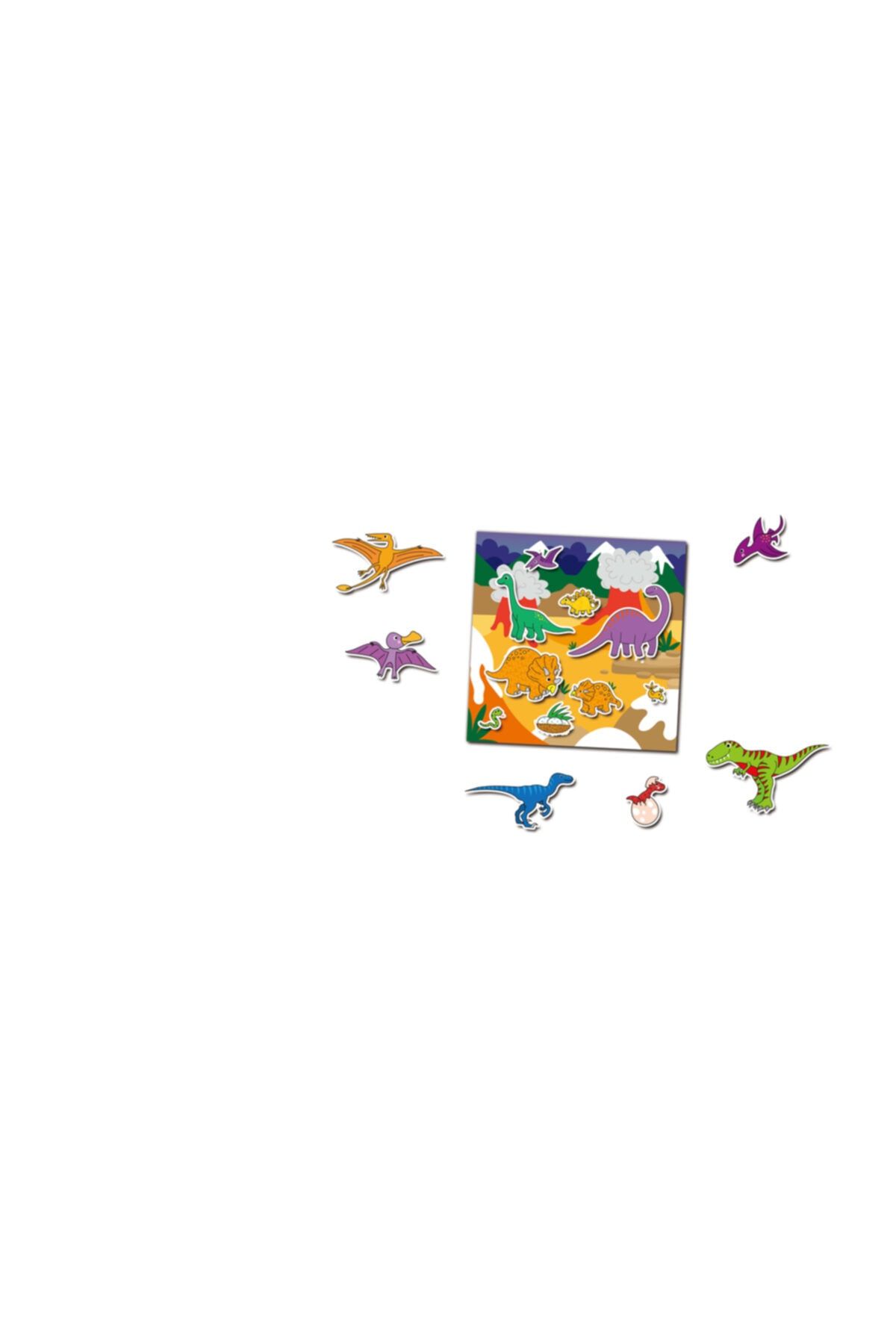 Reusable Sticker Book - Dinosaurs 3 Yaş+_1