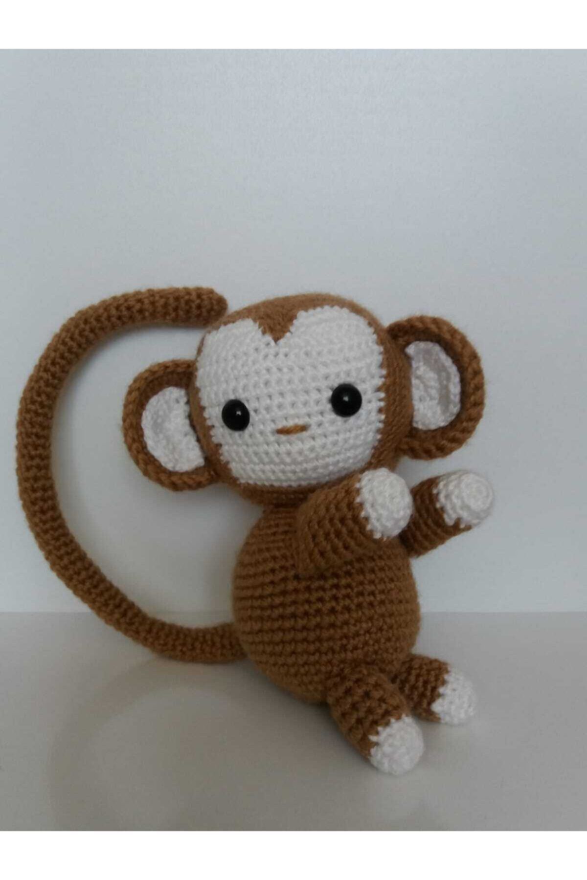 OYUNCAKPARK Çaydanlık Maymun Amigurumi Organik Oyuncak