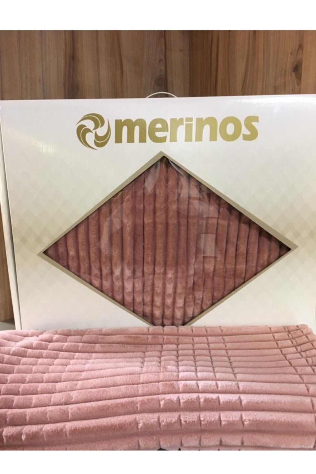 Merinos Rose Çift Kişilik Modernline Yatak Örtüsü