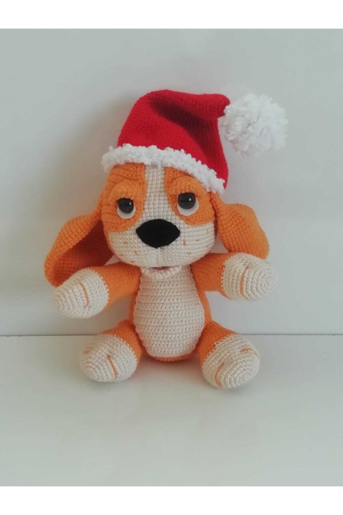 OYUNCAKPARK Yılbaşı Köpeği Amigurumi Organik Oyuncak