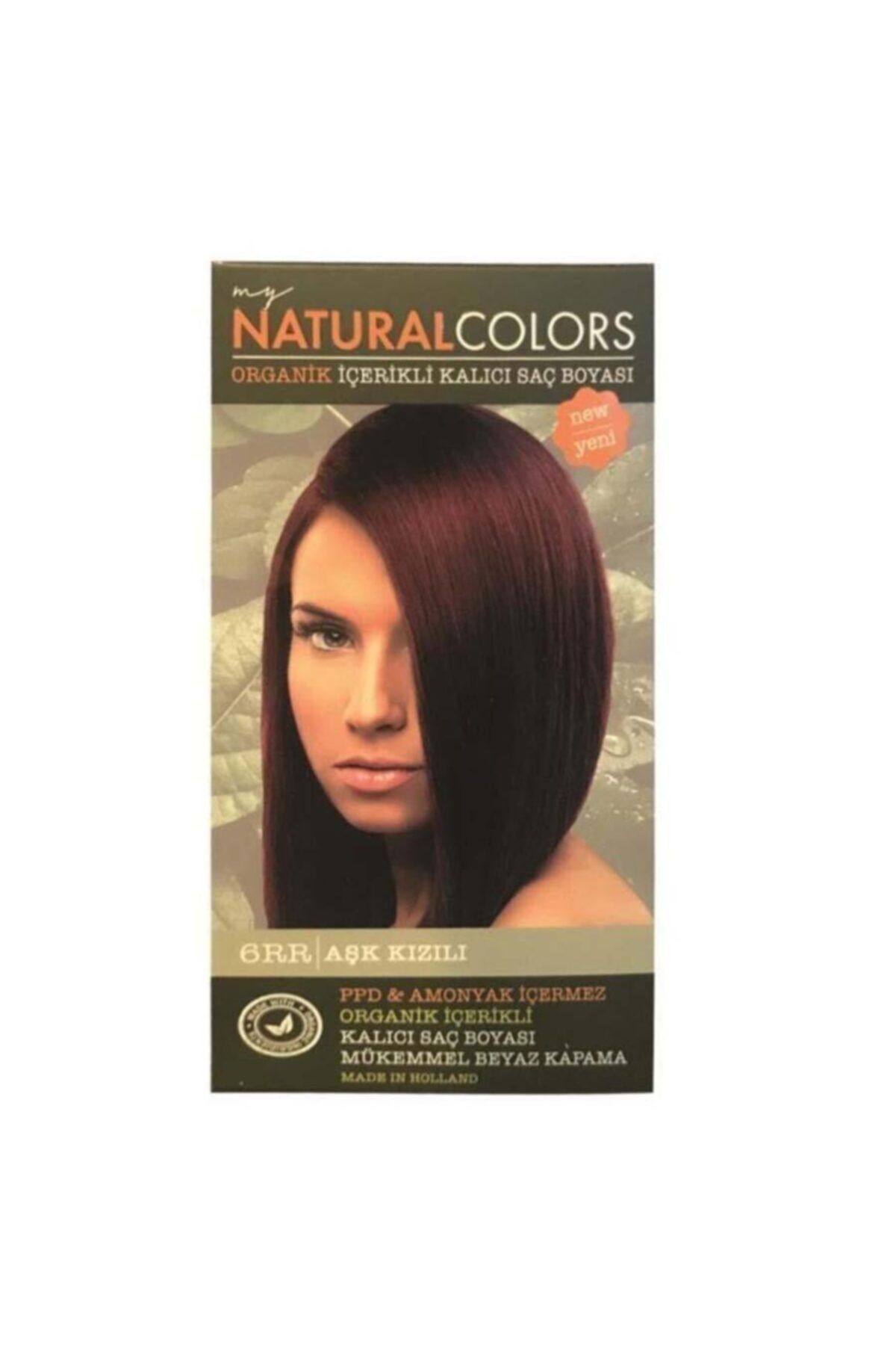 Organic Natural Colors 6RR Alev Kızılı Organik Saç Boyası 8681085503192
