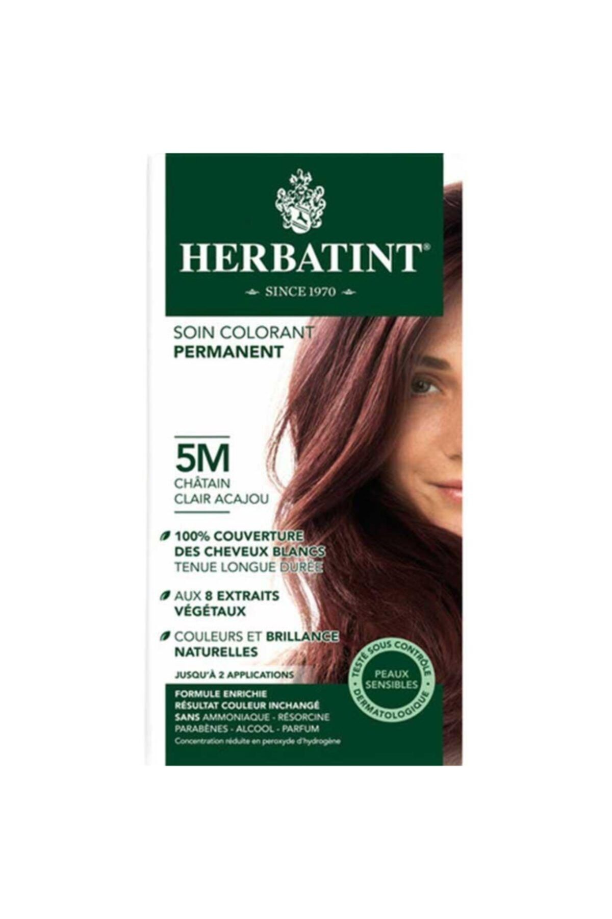 Herbatint Kalıcı Bitkisel Açık Kahve Saç Bakım Boyası 150 ml 8016744500173