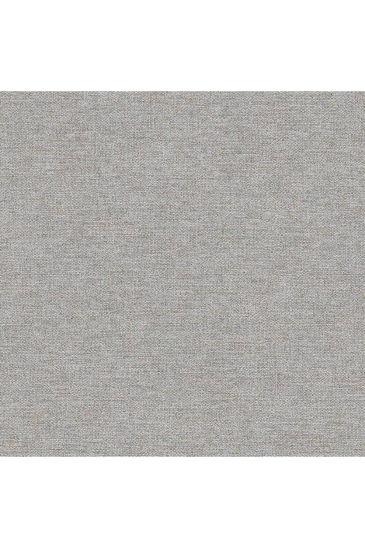 Adawall 7816 Serıe | Düz Keten Tekstil Dokulu Duvar Kağıdı (7816-3 : Gri)