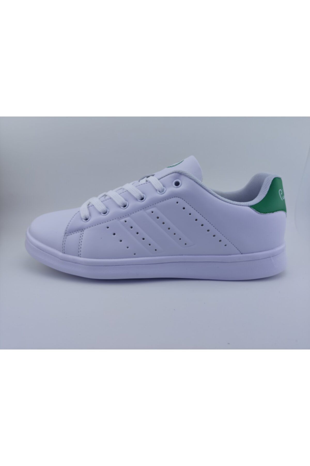 Pierre Cardin Erkek Deri Spor Ayakkabı Beyaz Yeşil 10152